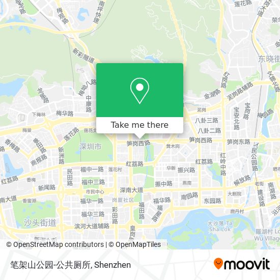 笔架山公园-公共厕所 map