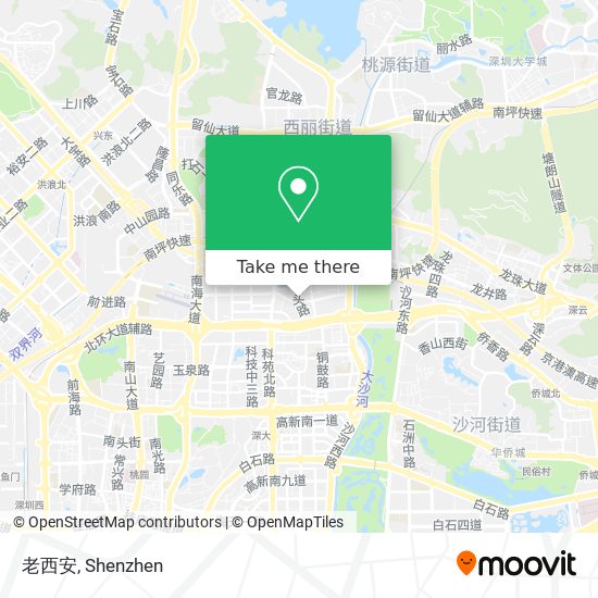 老西安 map