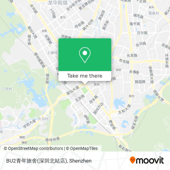 BU2青年旅舍(深圳北站店) map