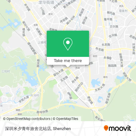深圳米夕青年旅舍北站店 map