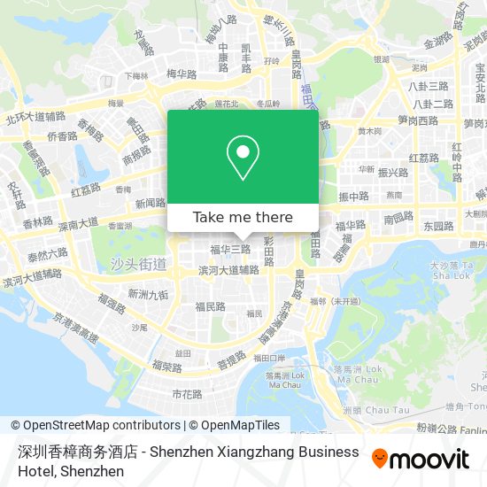 深圳香樟商务酒店 - Shenzhen Xiangzhang Business Hotel map