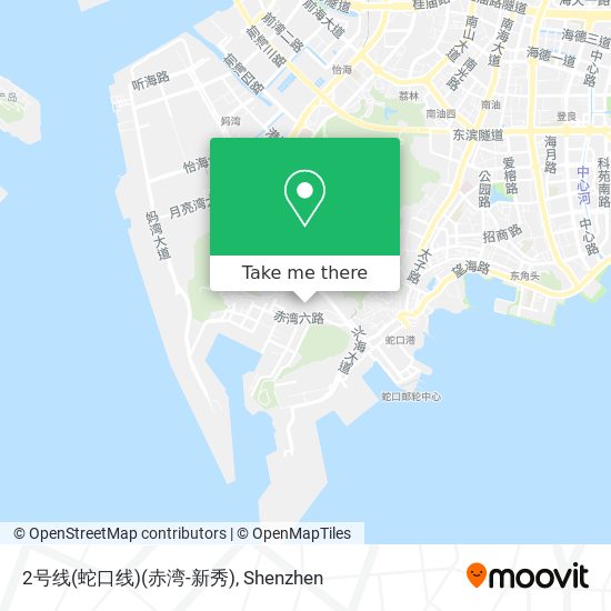 2号线(蛇口线)(赤湾-新秀) map