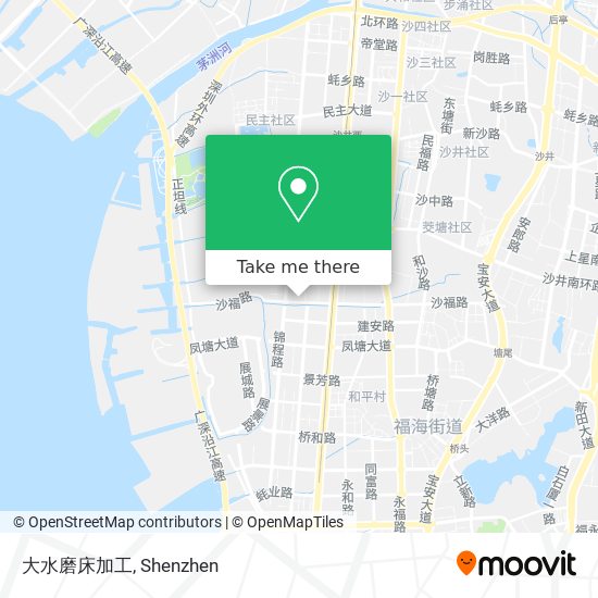 大水磨床加工 map