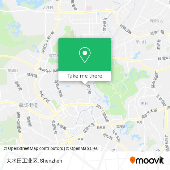 大水田工业区 map
