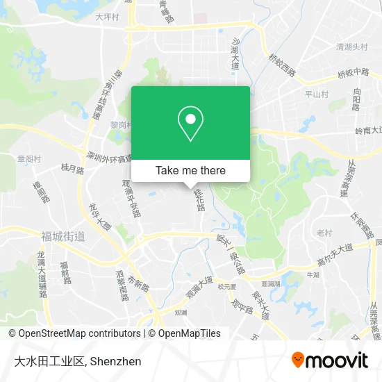 大水田工业区 map