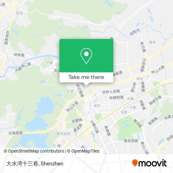 大水湾十三巷 map