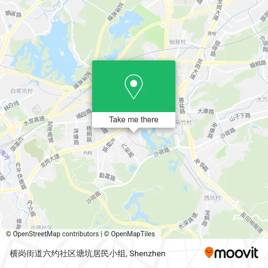 横岗街道六约社区塘坑居民小组 map