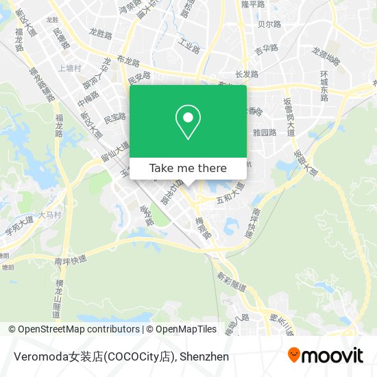 Veromoda女装店(COCOCity店) map