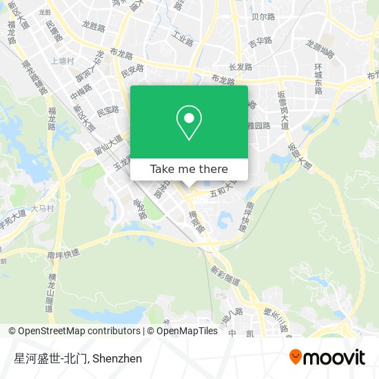星河盛世-北门 map