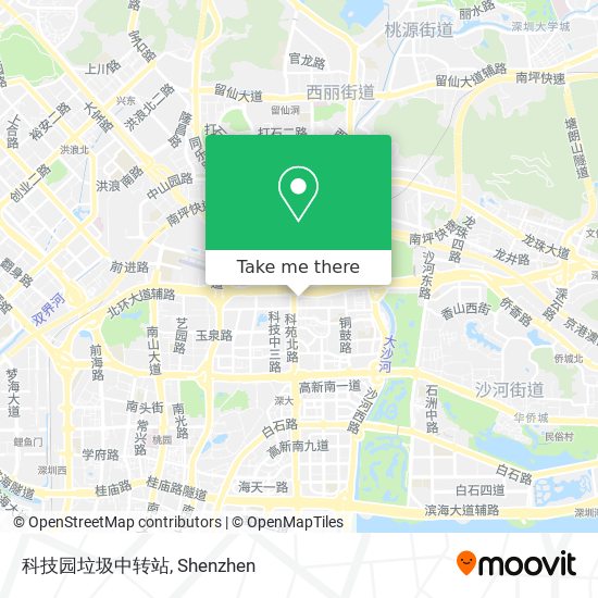 科技园垃圾中转站 map