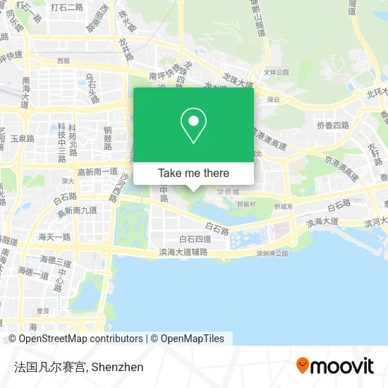 法国凡尔赛宫 map