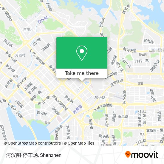 河滨阁-停车场 map