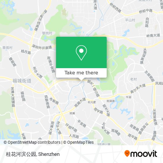 桂花河滨公园 map