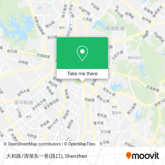 大和路/清湖东一巷(路口) map