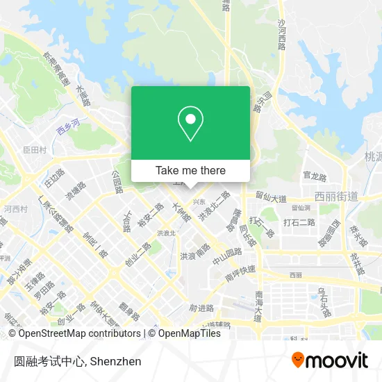 圆融考试中心 map