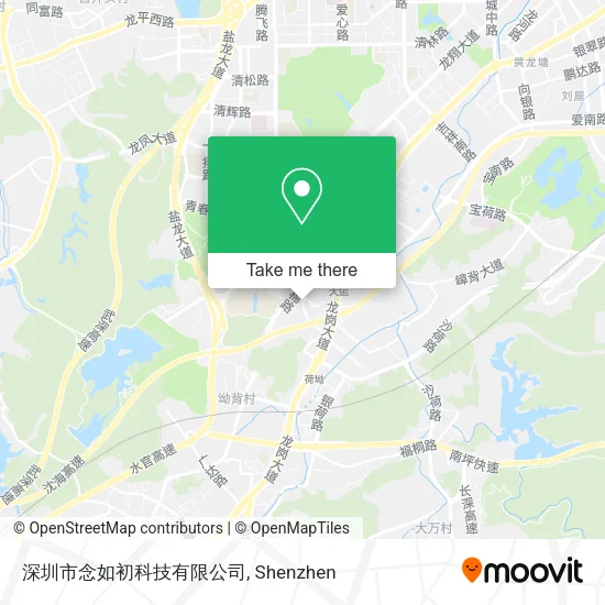 深圳市念如初科技有限公司 map