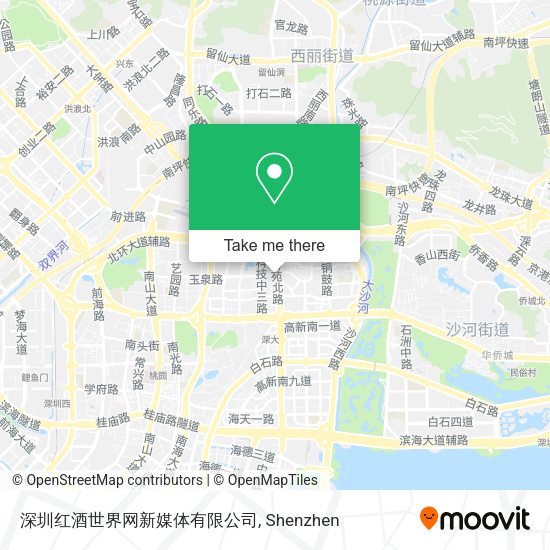 深圳红酒世界网新媒体有限公司 map