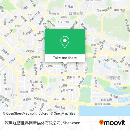 深圳红酒世界网新媒体有限公司 map