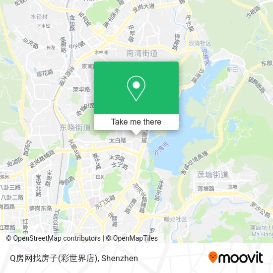 Q房网找房子(彩世界店) map