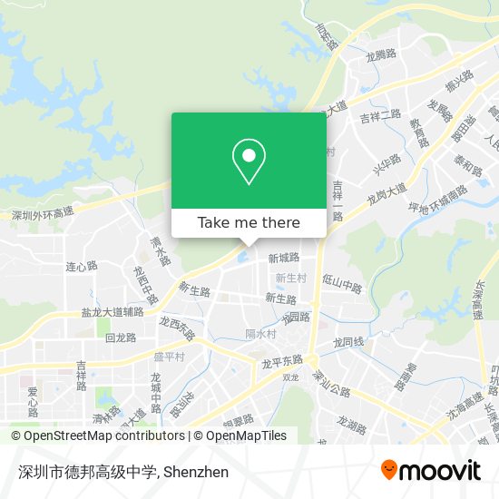 深圳市德邦高级中学 map