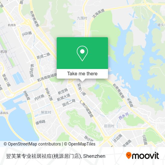 翌芙莱专业祛斑祛痘(桃源居门店) map