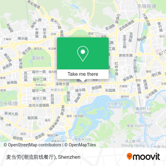 麦当劳(潮流前线餐厅) map