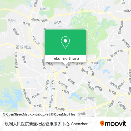 观澜人民医院新澜社区健康服务中心 map