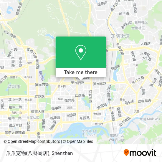 爪爪宠物(八卦岭店) map