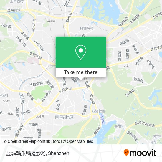 盐焗鸡爪鸭翅炒粉 map