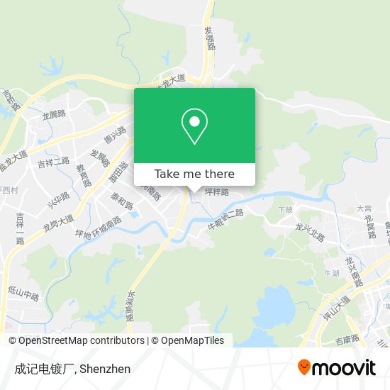 成记电镀厂 map