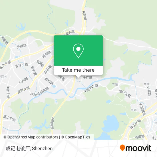 成记电镀厂 map