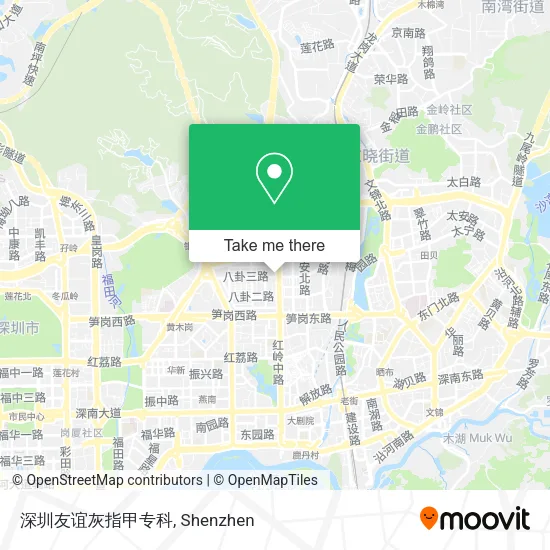 深圳友谊灰指甲专科 map