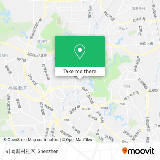 蚌岭新村社区 map