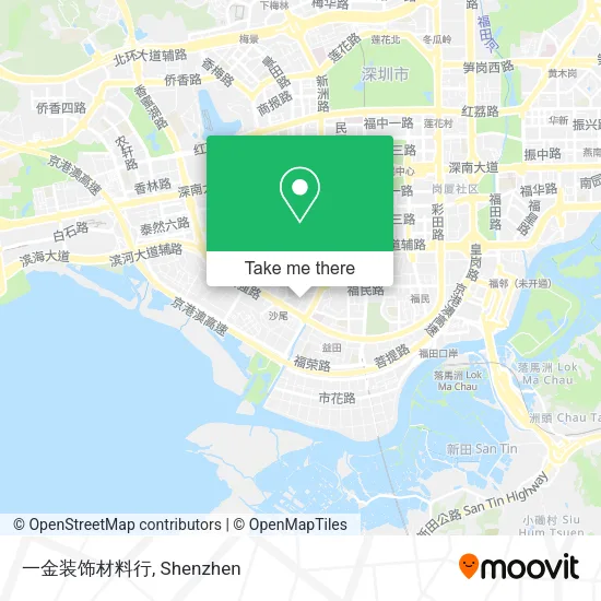 一金装饰材料行 map