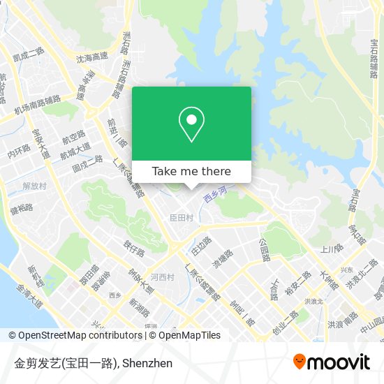 金剪发艺(宝田一路) map