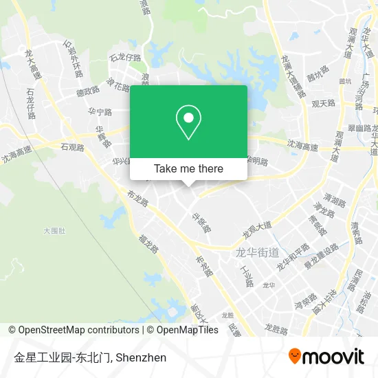 金星工业园-东北门 map