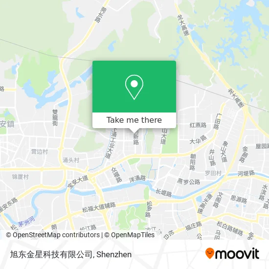 旭东金星科技有限公司 map