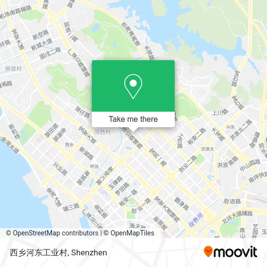 西乡河东工业村 map