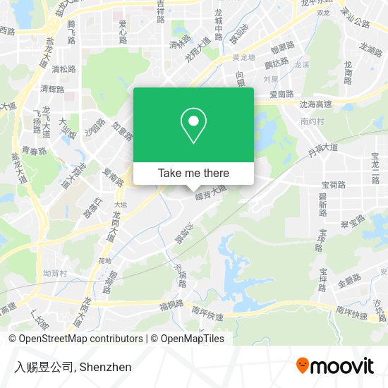 入赐昱公司 map