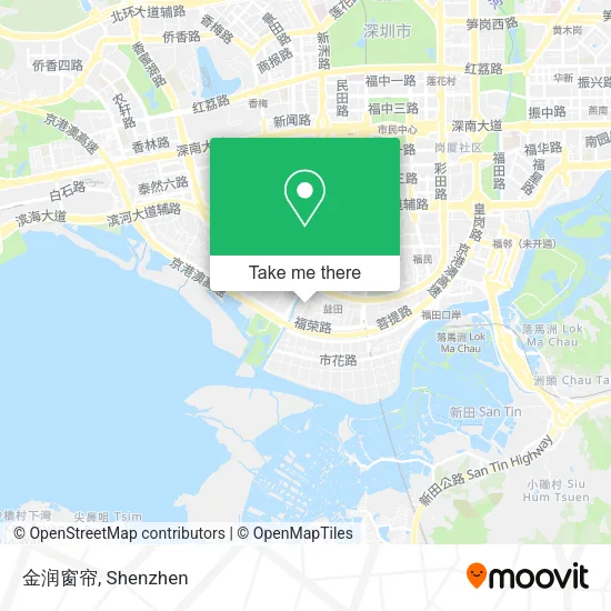 金润窗帘 map