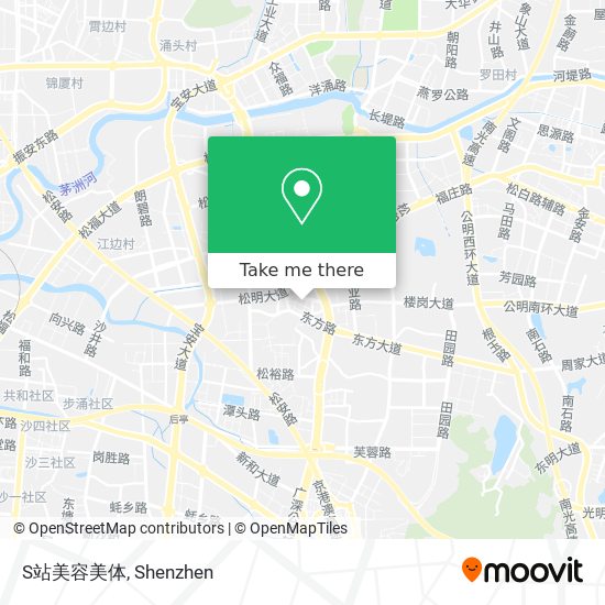 S站美容美体 map
