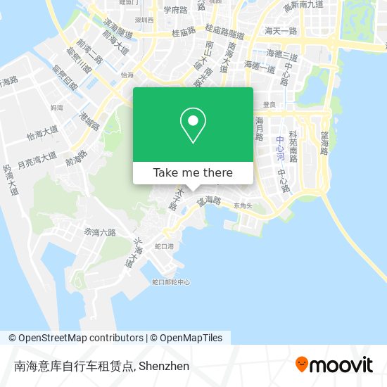 南海意库自行车租赁点 map