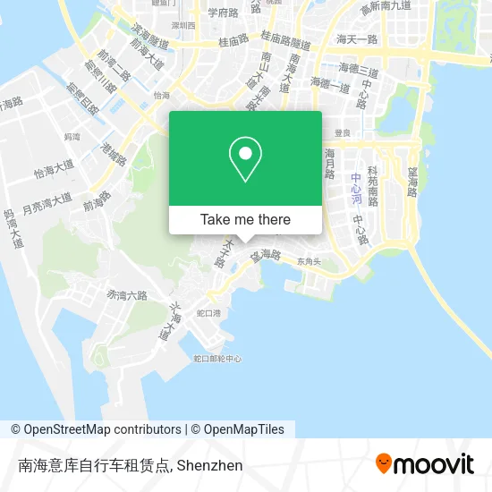 南海意库自行车租赁点 map