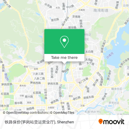 铁路保价(笋岗站货运营业厅) map