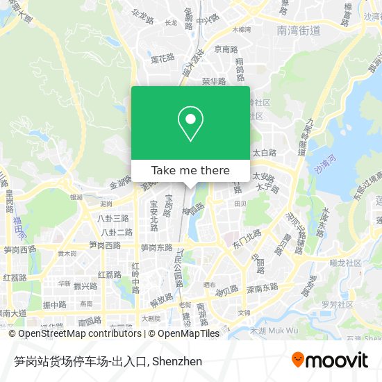 笋岗站货场停车场-出入口 map