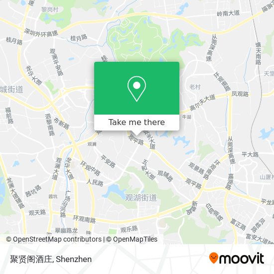聚贤阁酒庄 map