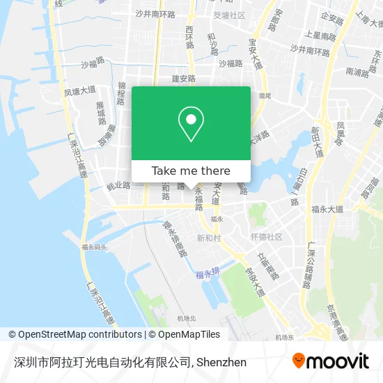 深圳市阿拉玎光电自动化有限公司 map