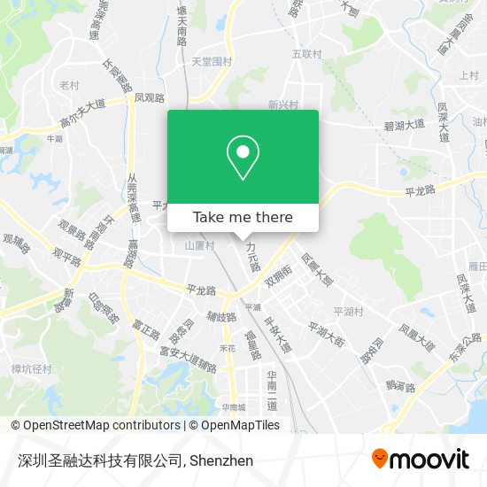 深圳圣融达科技有限公司 map