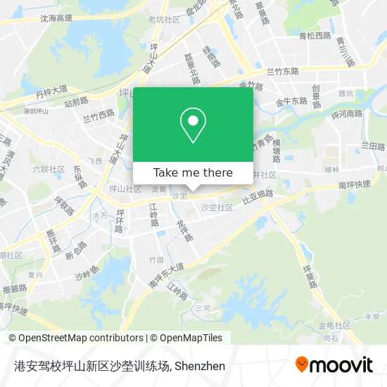 港安驾校坪山新区沙塋训练场 map