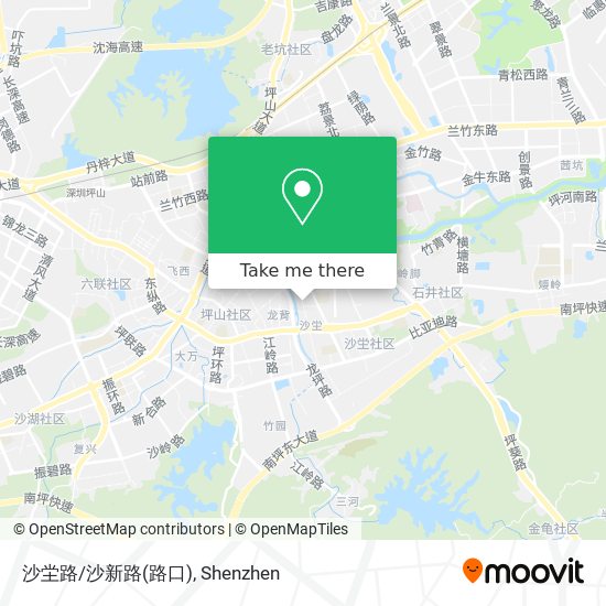 沙坣路/沙新路(路口) map